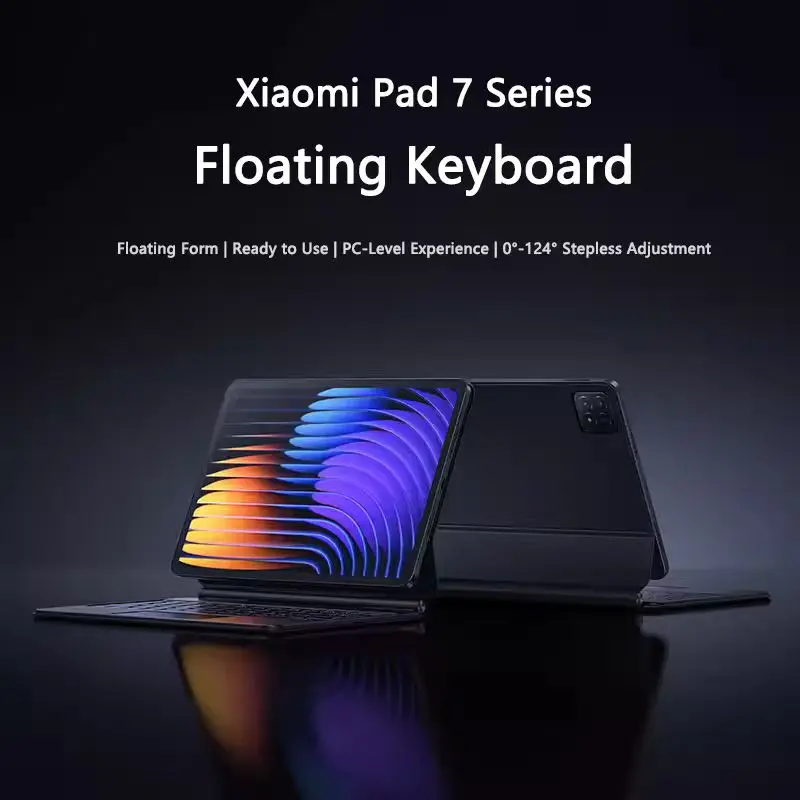 Original Xiaomi Pad 7/7 Pro Floating Keyboard Combo Magnetic Bluetooth Slim Portable Stand Case Cover with Type-On Experience