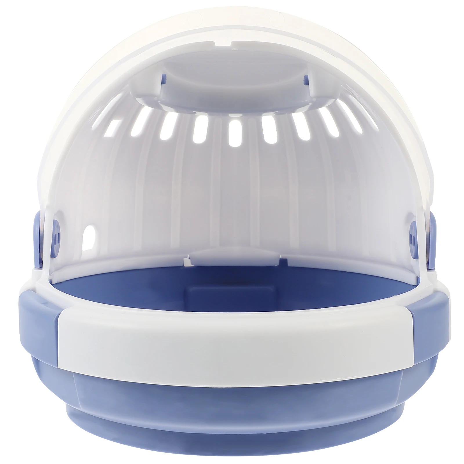 

Portable Hamster Cage Small Pet Carrier Lightweight Handheld Transparent Plastic Case for Gerbil Travel Breathing Design Handle