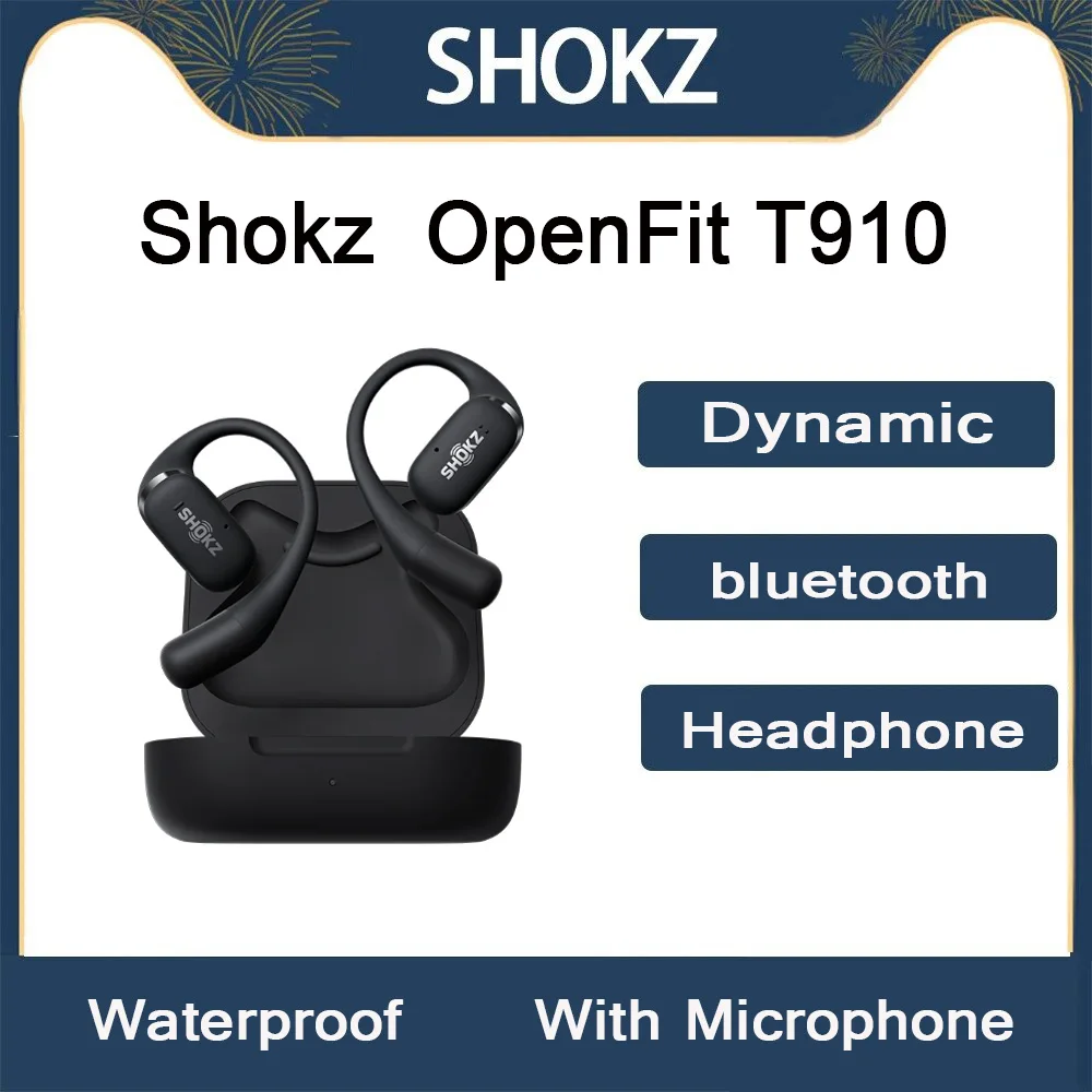 Shokz OpenFit T910-Fit Air T511 Bluetooth Headphones sports hearing aid with directional audio, artificial intelligence call