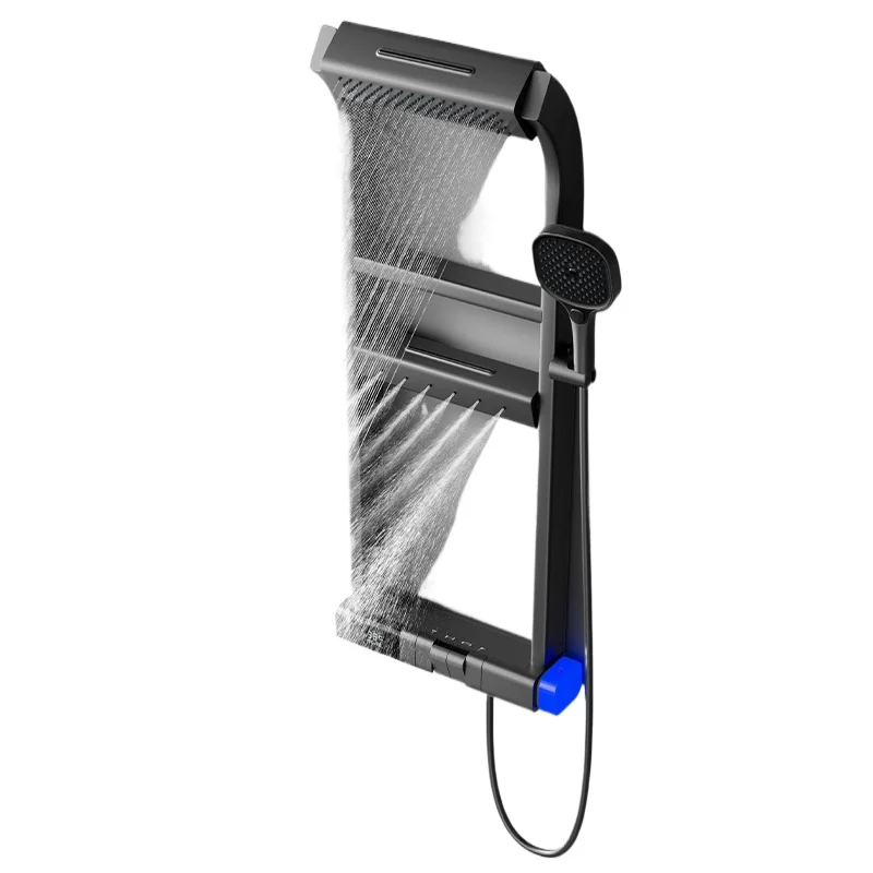 

L Многофункциональная термостатическая стойка с цифровым дисплеем, душевой набор, бытовая ванна под давлением