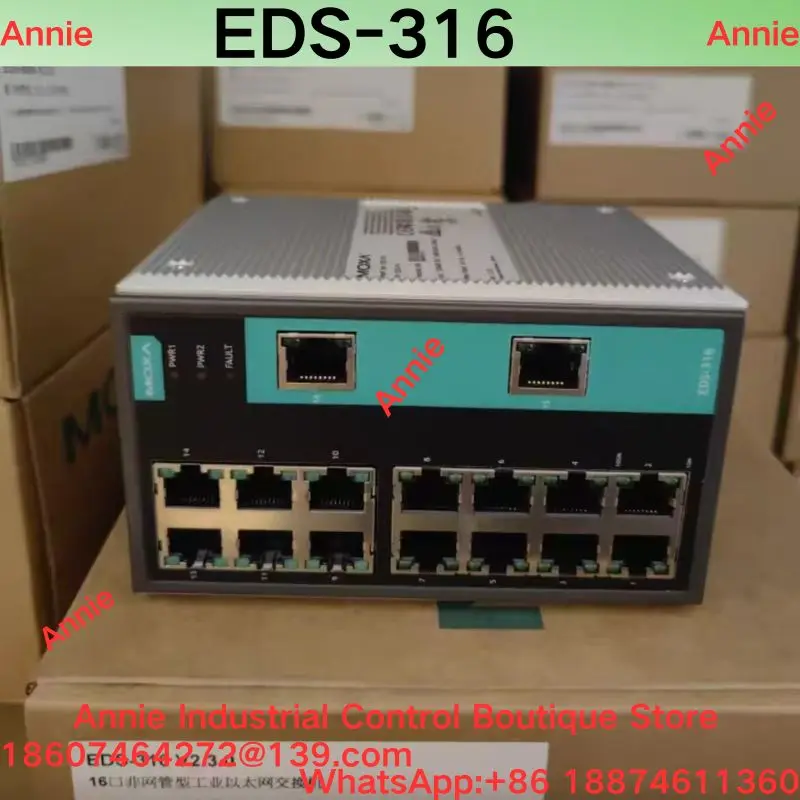 brand-new EDS-316 16 16 port unmanaged industrial Ethernet switch