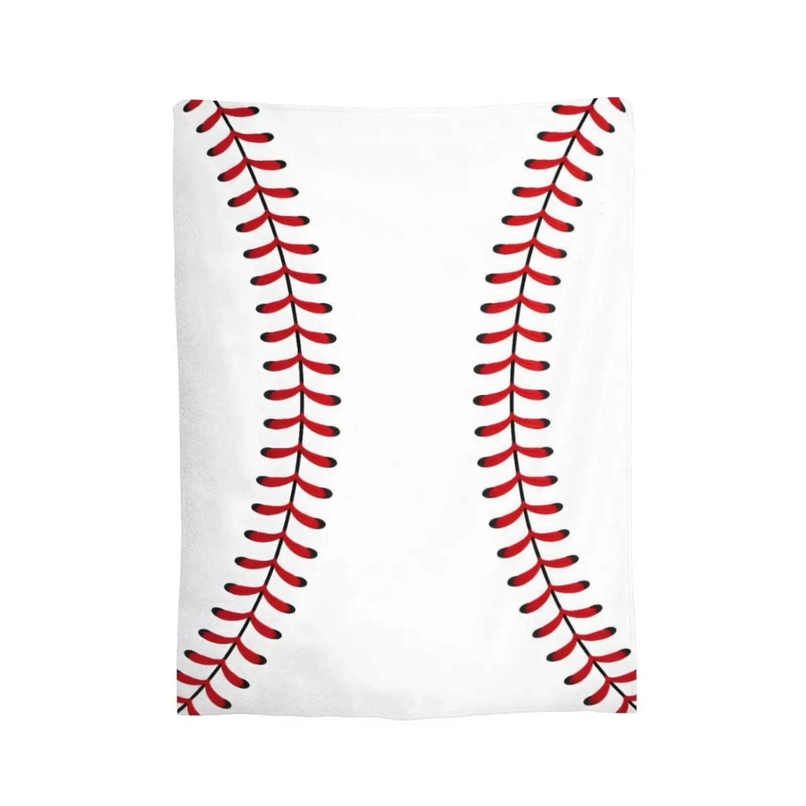 Baseball Plush Fleece Throw Blanket Soft Warm Gift for Sports Fans Adults Kids