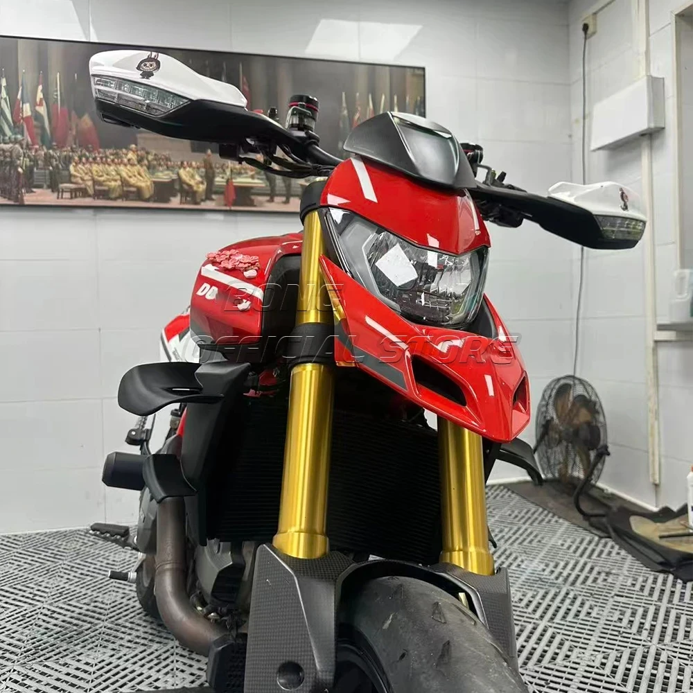 For DUCATI Hypermotard 950 950 SP RVE 2019-2024 Side Wing Side Spoiler FRONTAL SPOILERS Front Spoiler Lower Spoiler Flank
