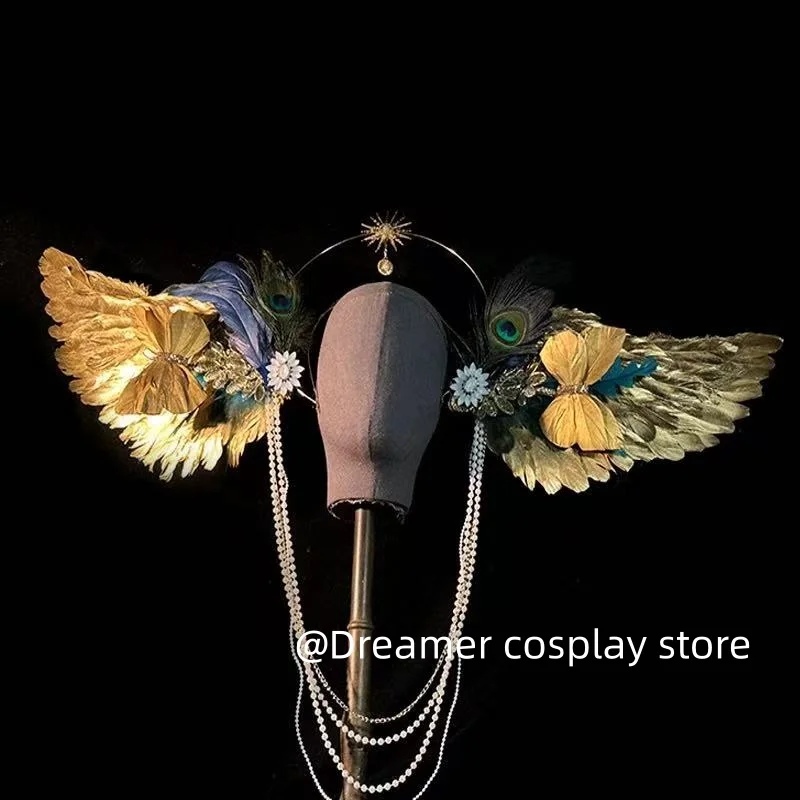 alas-de-plumas-de-Angel-tocado-exagerado-accesorios-para-el-cabello-de-colores-maquillaje-de-pasarela-estilo-anillo-de-aura-virgen-rendimiento-de-perlas