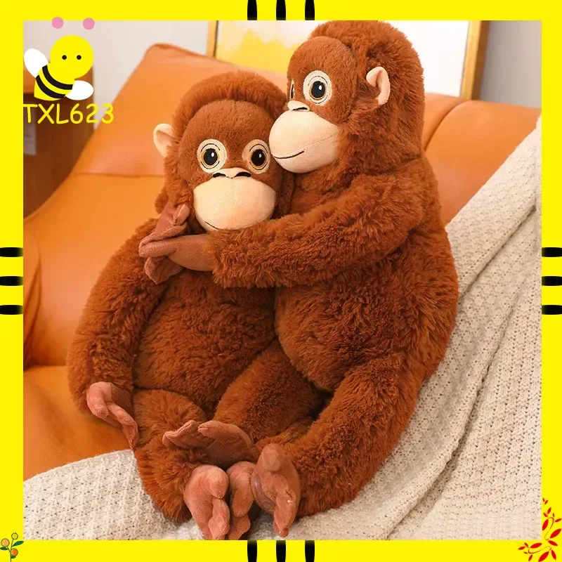

66cm Cartoon Gorilla Plush Toy Chimpanzees Monkey Soft Stuffed Doll Backpack Car Bag Room Decor Kid Gift