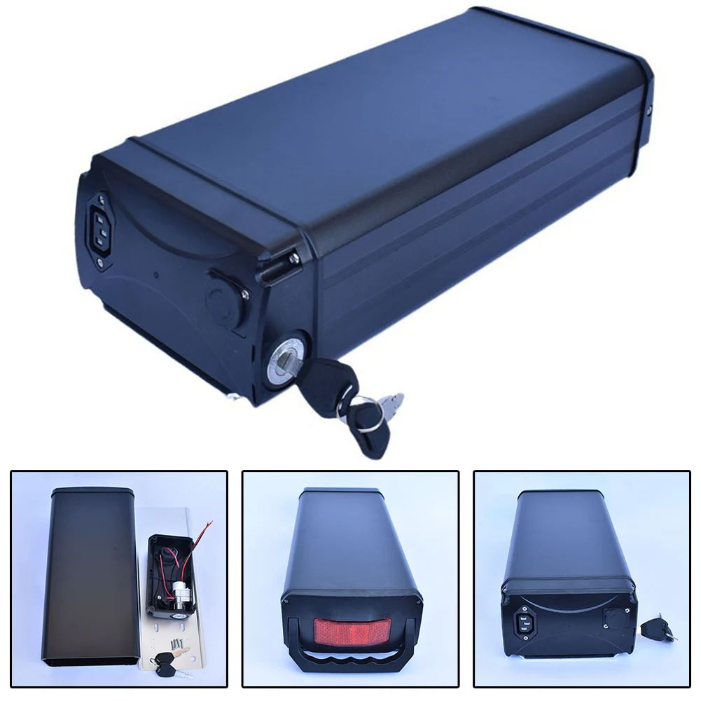 Rear Tailstock Battery Box Case With Handle For Electric Bike E-Bike Foldable E-Bike 48V Tailstock Battery Box Without Battery