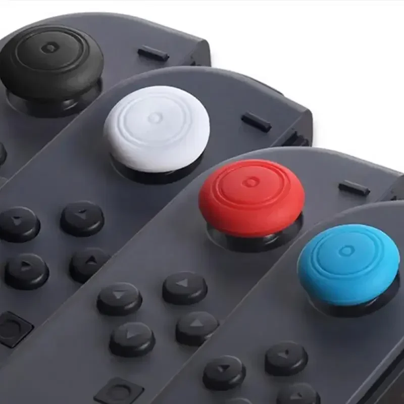 Thumb Stick Grip Caps for Switch Lite Gamepad Rocker for Joycon Soft Silicone Keycap Gamepad Case Accessories