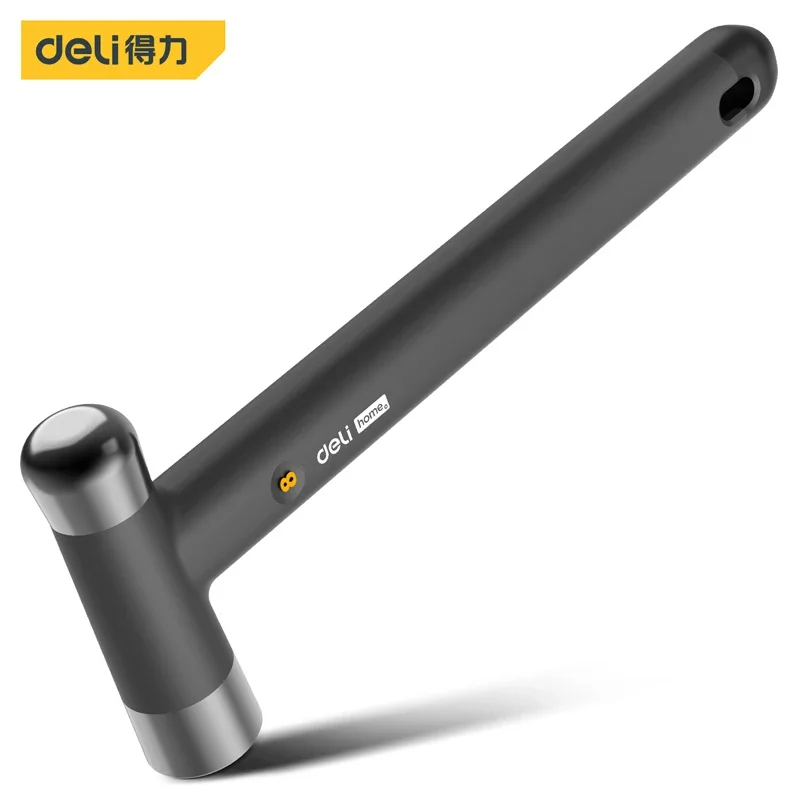 Deli High Carbon Steel Hammer TPR Non-slip Handle Woodworking Installation Nail Hammer Carpenter Repair Tools Home Hand Tools