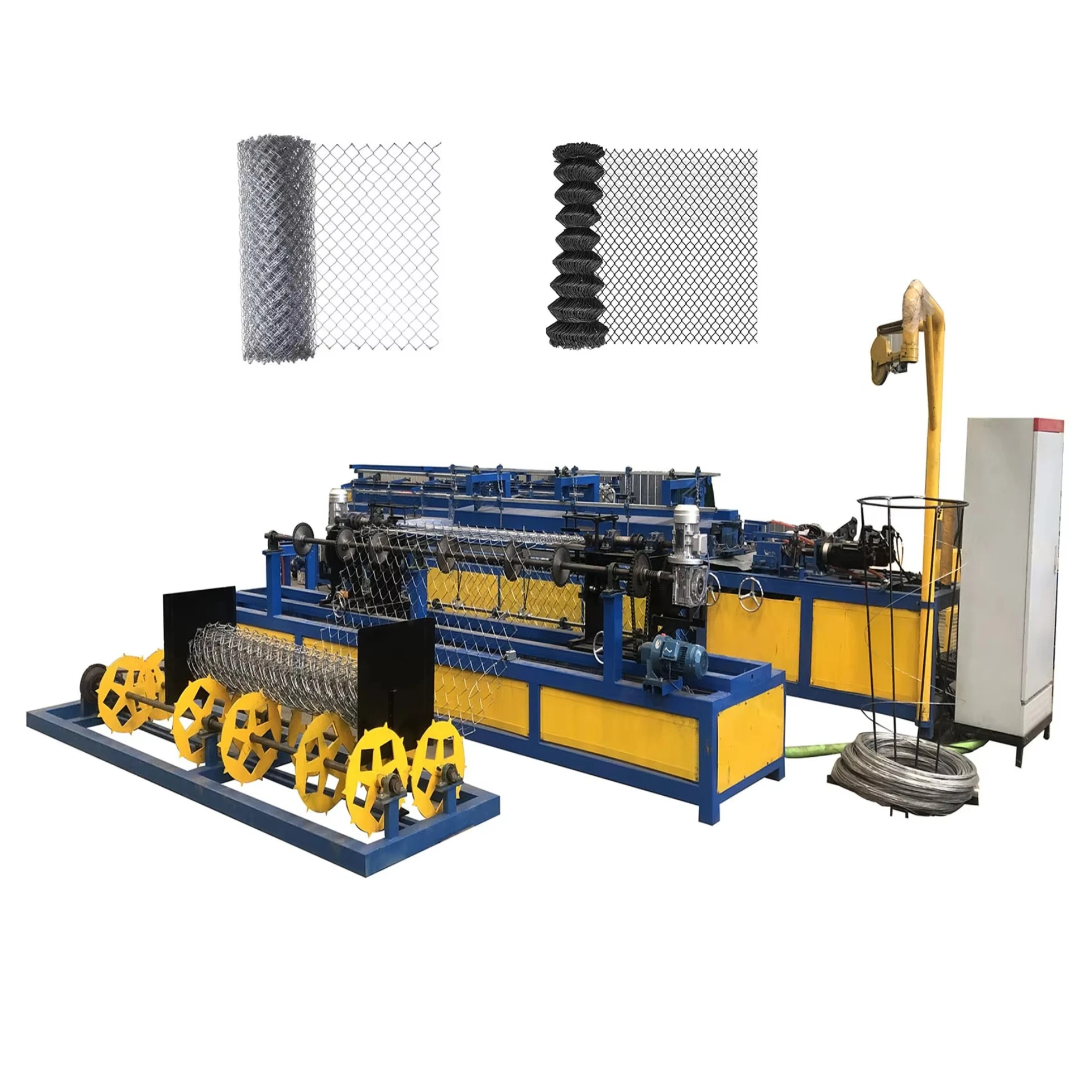 Premium Stainless Steel Chain Link Fence Machine Wire Mesh Knitting Machine Corrosion-Resistant for Long-Term Outdoor