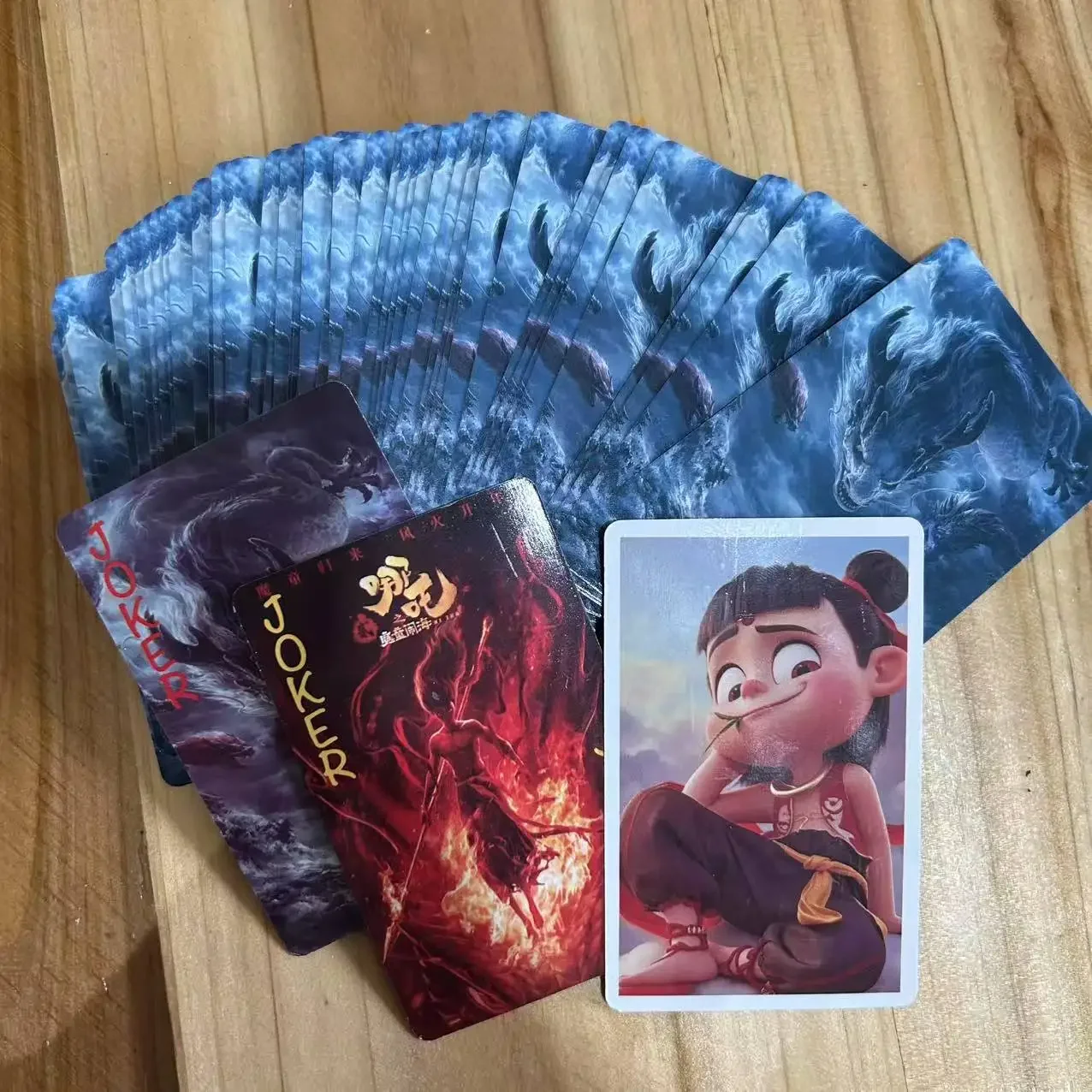 

в упаковке, 54 шт./компл., фильм, аниме Ne Zha 2 Nezha, покер, креативные мультяшные карты, реквизит для косплея, игрушки, подарок