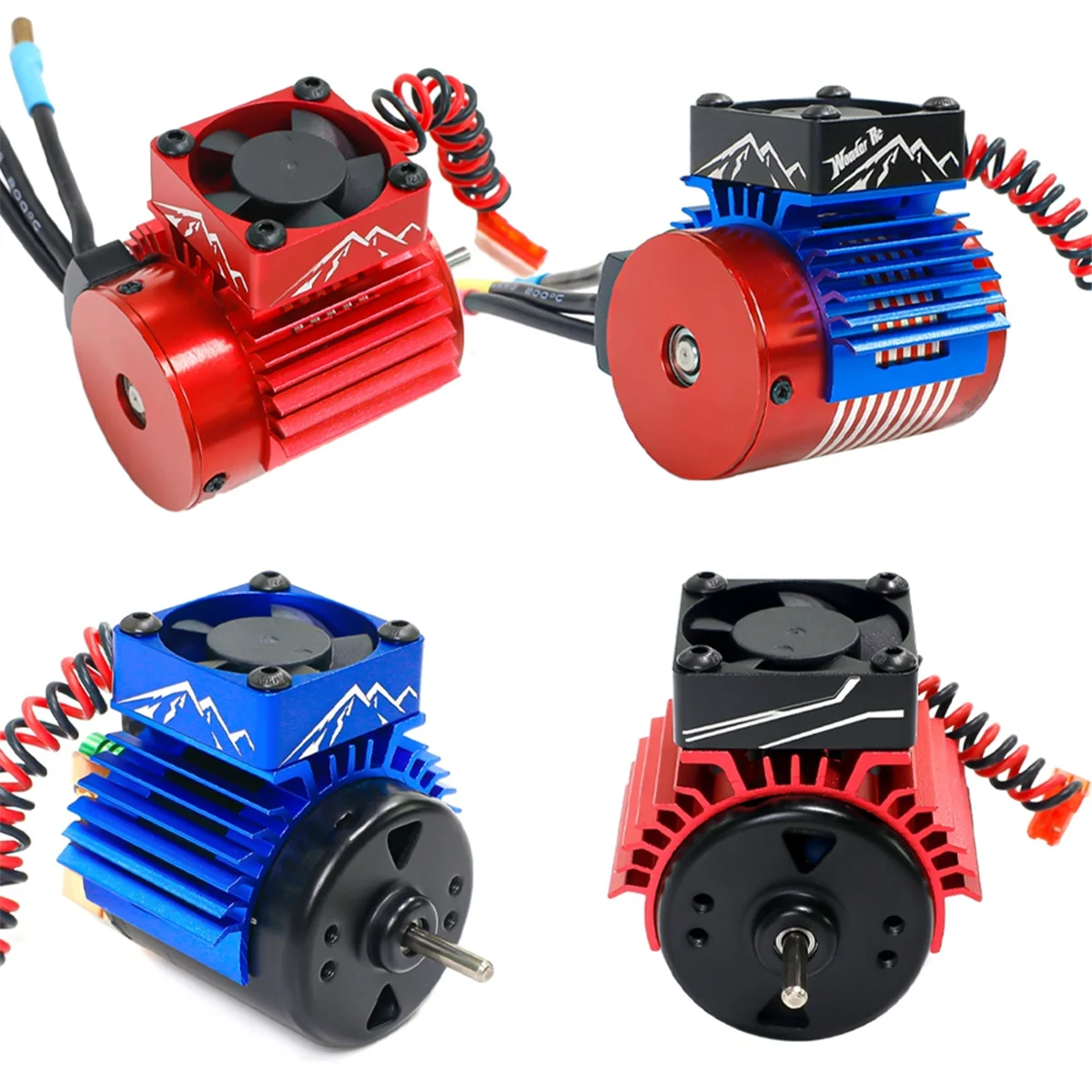 الإلكترونية 540 550 3650 3660 3674 موتور المبرد مروحة التبريد RC سيارة مروحة مشعاع المحرك بالوعة الحرارة برودة الحرارة زعنفة