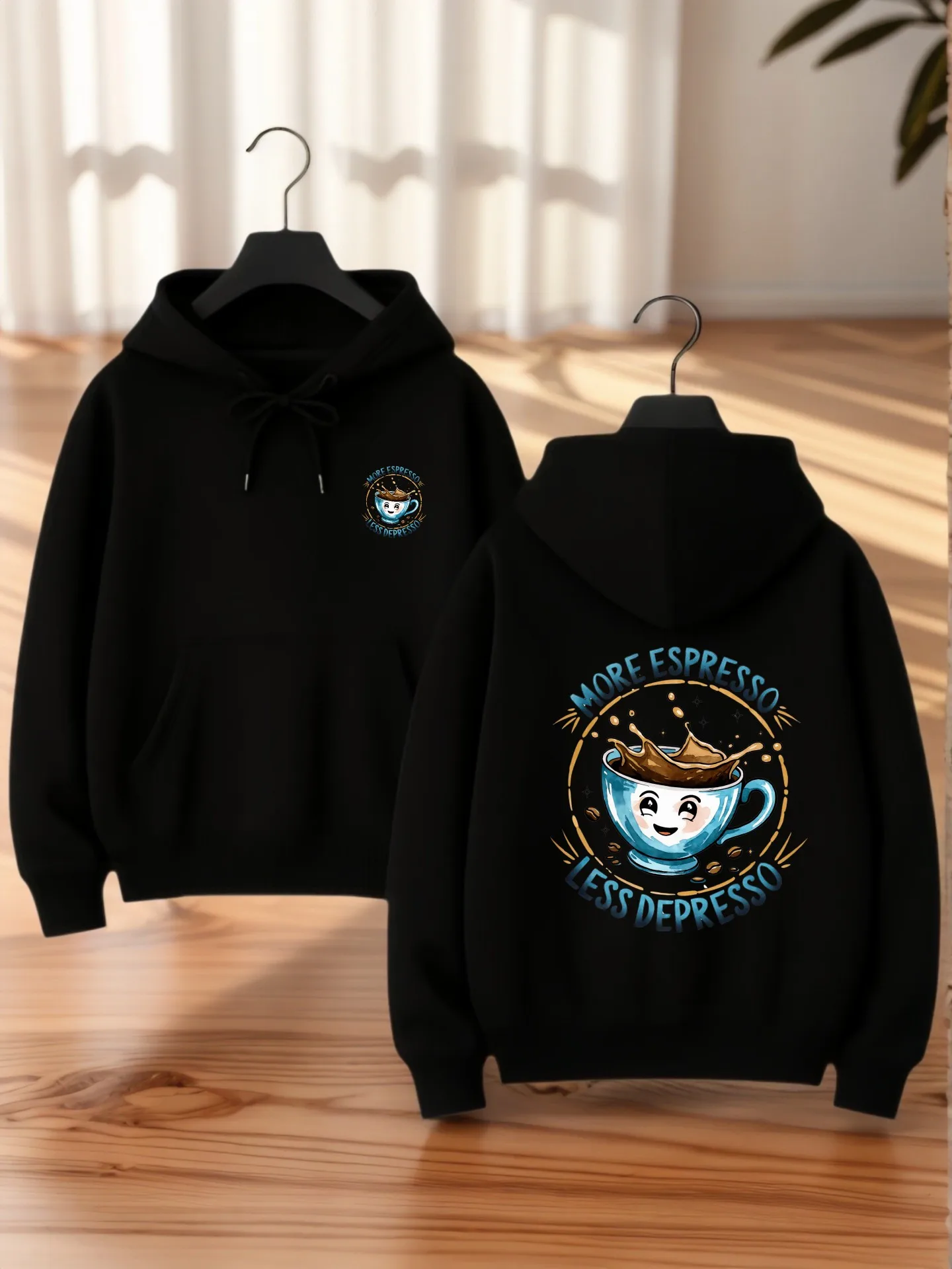 

Graphic Hoodie, USA - Print, Casual Streetwear, Fleece - Lined, Casual Everyday Wear, For Men