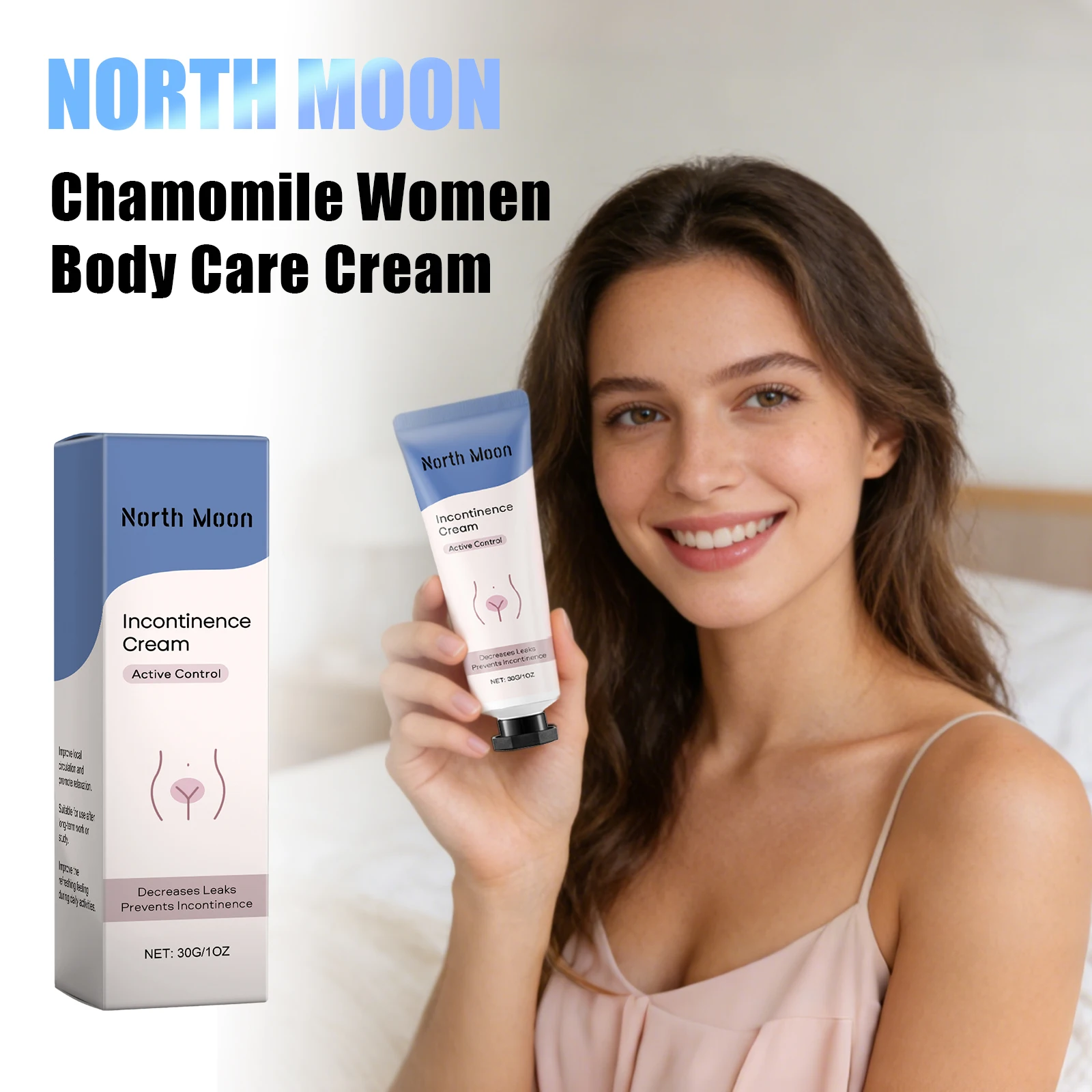 Chamomile Women Body Care Cream Mild Nourish Private Skin Calm Discomfort Moisturize Repair Safe Female Private Area Care Creams