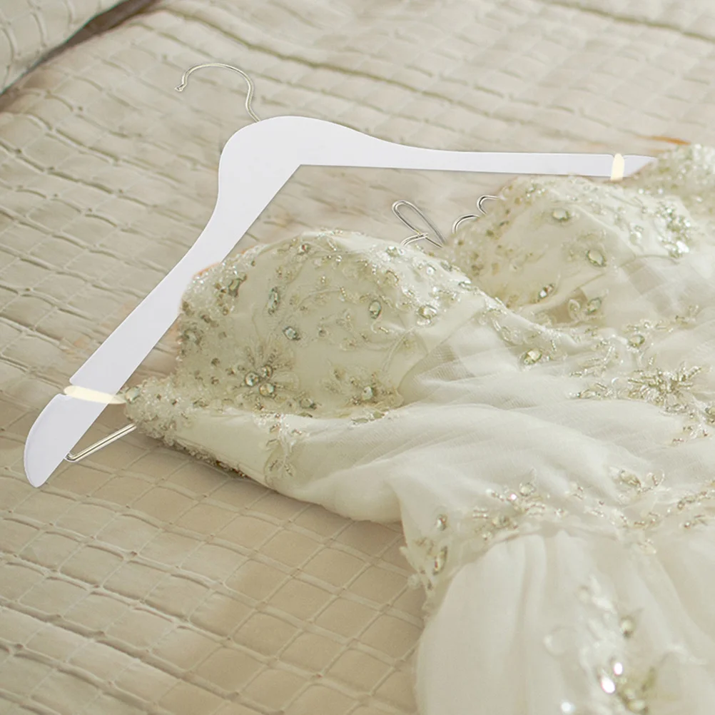 

2Pcs Wedding Clothes Hanger Versatile Reliable Organize Store Wedding Garment Tidy Delicate Dress Hangers Coat Hangers