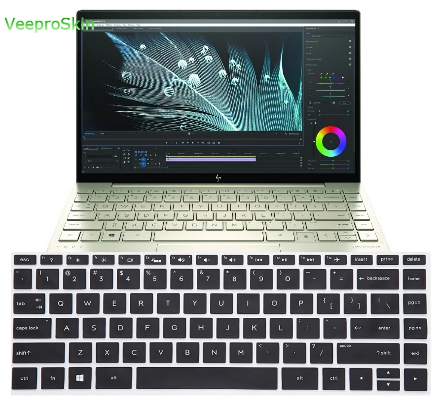 

Для HP ENVY X360 13 13-ar0002ns 13-ar0082au 13-ar0118au ar0001na ar0123AU 2019 13,3-дюймовый защитный чехол для клавиатуры ноутбука