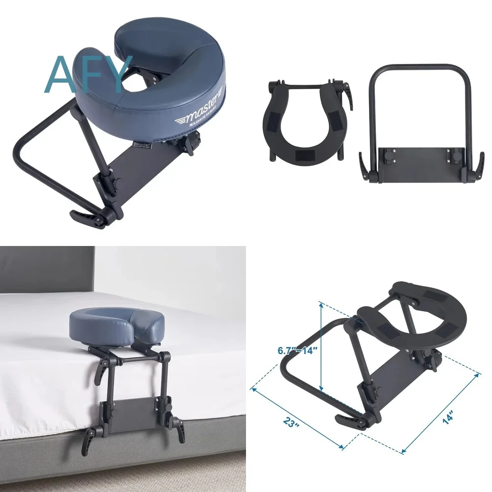 Mattress Top Tabletop Face Cradle for Massage Tables and Desks Foldable Adjustable Headrest Cushion Holder Pillow Support for