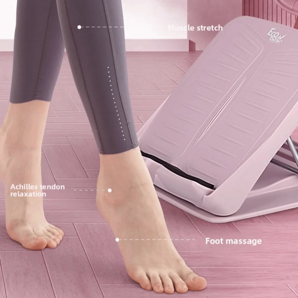 تشكيل الساق تمتد مجلس PP عدم الانزلاق دواسة مائلة هيكل الثلاثي 4-مستوى قابل للتعديل العجل تمتد أداة الجسم ممارسة #5