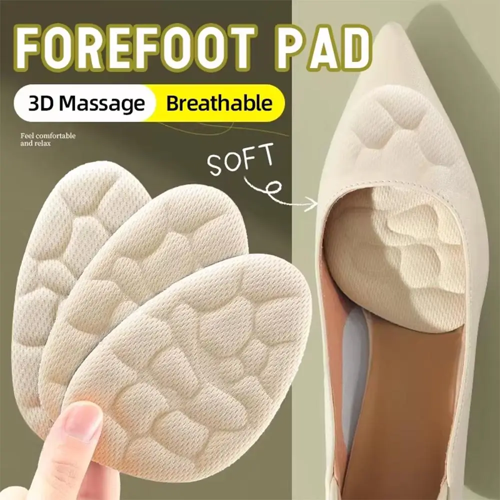 

1 Pair Sponge High Heel Shoes Insole Shock-absorbing Lightweight Forefoot Cushion Soft Women Shoe Pad for Women
