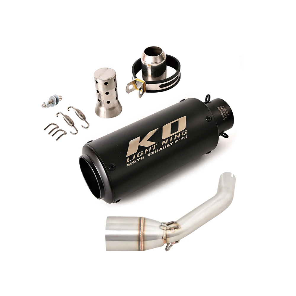 

Slip On For Honda MSX125 GROM125 2021-2025 51MM Motorcycle Exhaust Stainless Steel Middle Link Pipe Escap Moto Muffler DB Killer