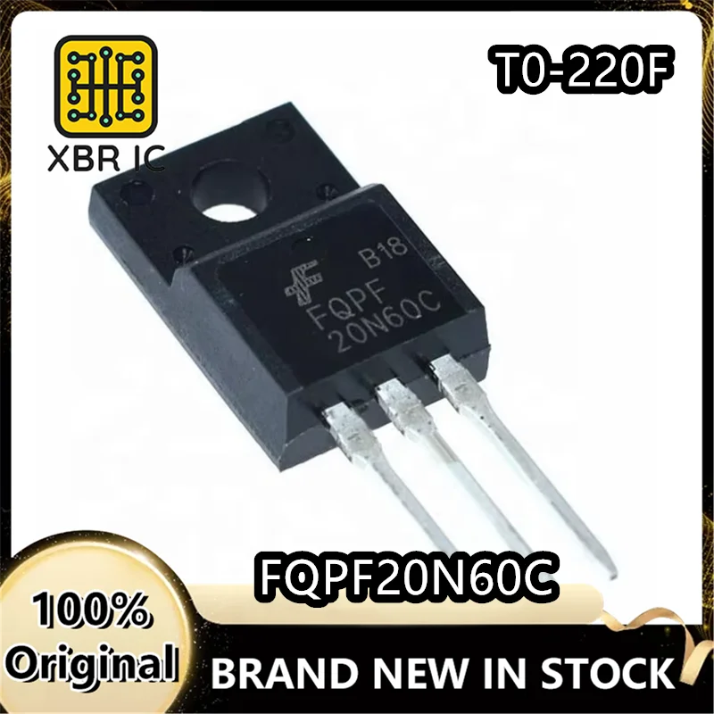 

(20/50 pieces) FQPF20N60C FQPF20N60 20N60C 20N60 TO-220F MOS field effect tube New original authentic spot