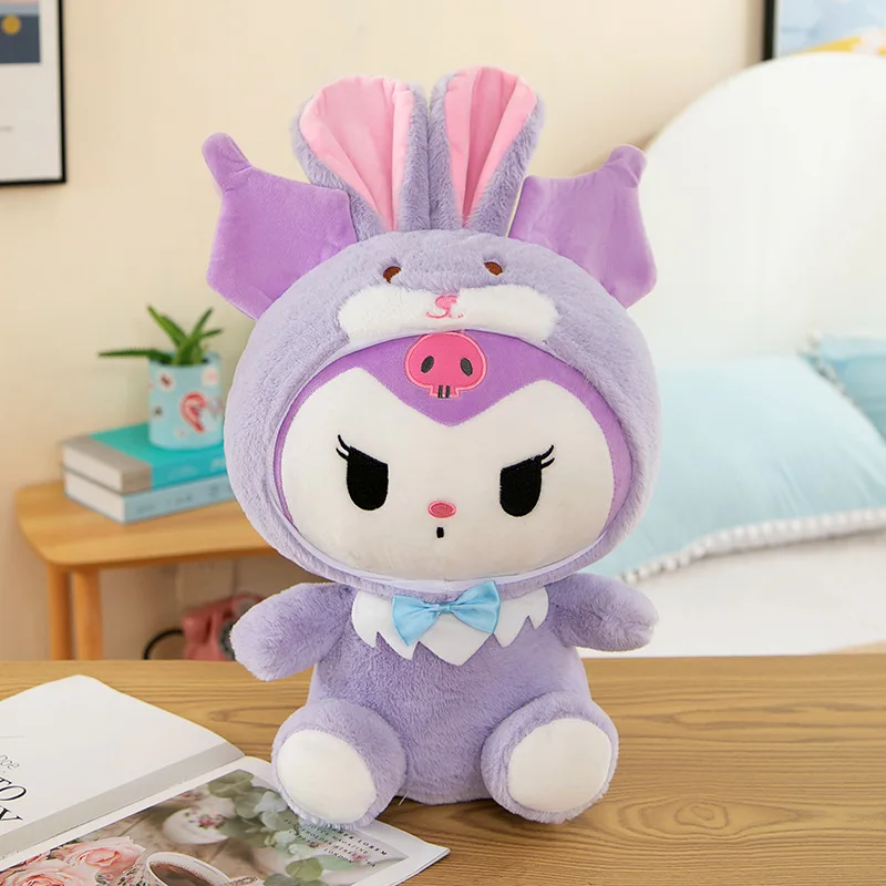 40/55cm nowa Sanrio transformacja serii Kawaii cynamonowy moja melodia kreskówka gigantyczna pluszowa poduszka kreskówka śliczne pluszaki lalki