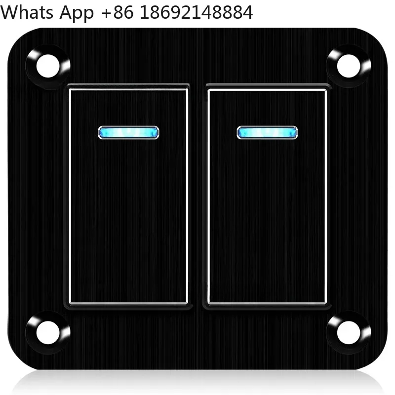 for New Car Center Console Panel Switch Waterproof Self-locking Ship Type 220V Switch Combination Panel