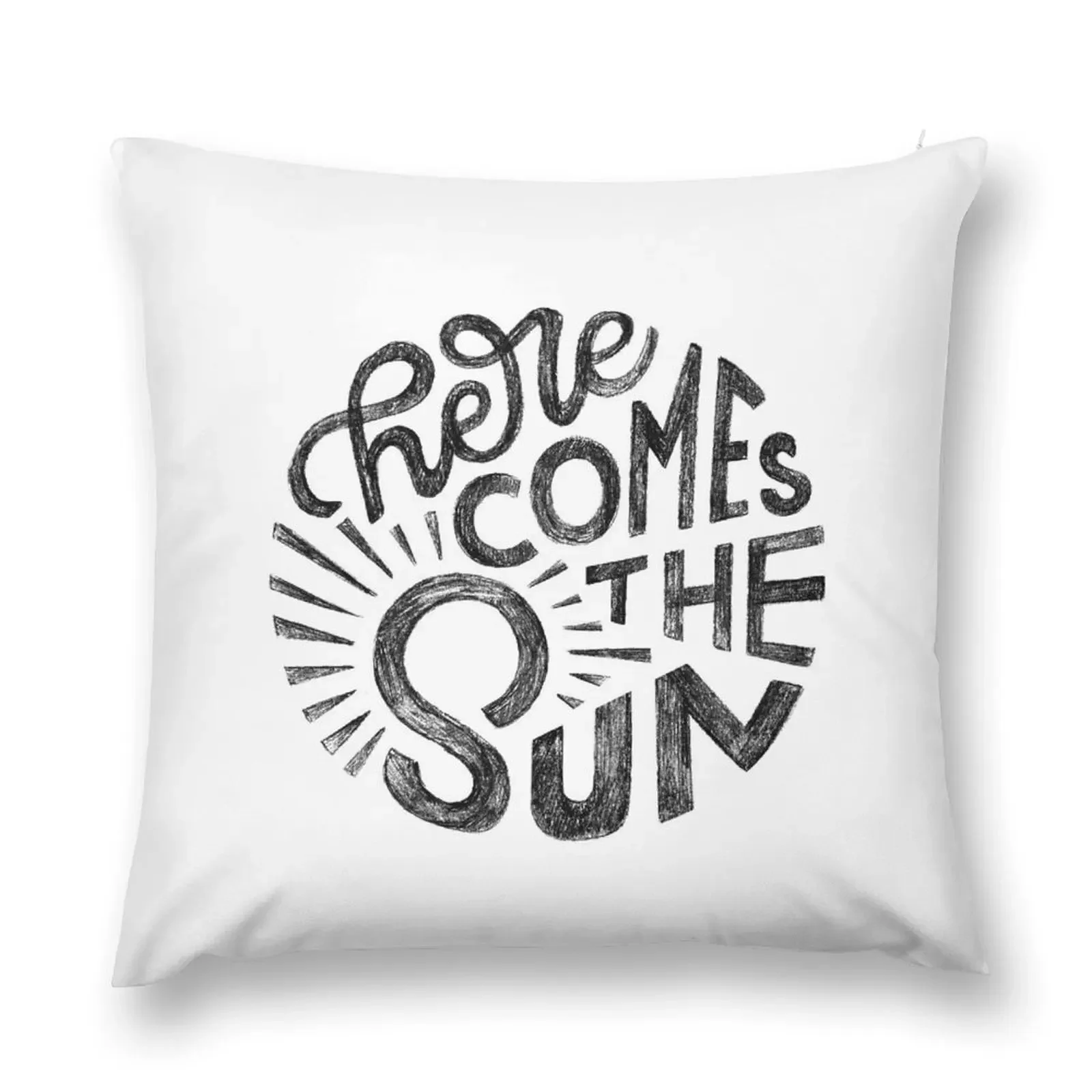 

Here Comes the Sun Throw Pillow Rectangular Cushion Cover Custom Cushion Photo pillow