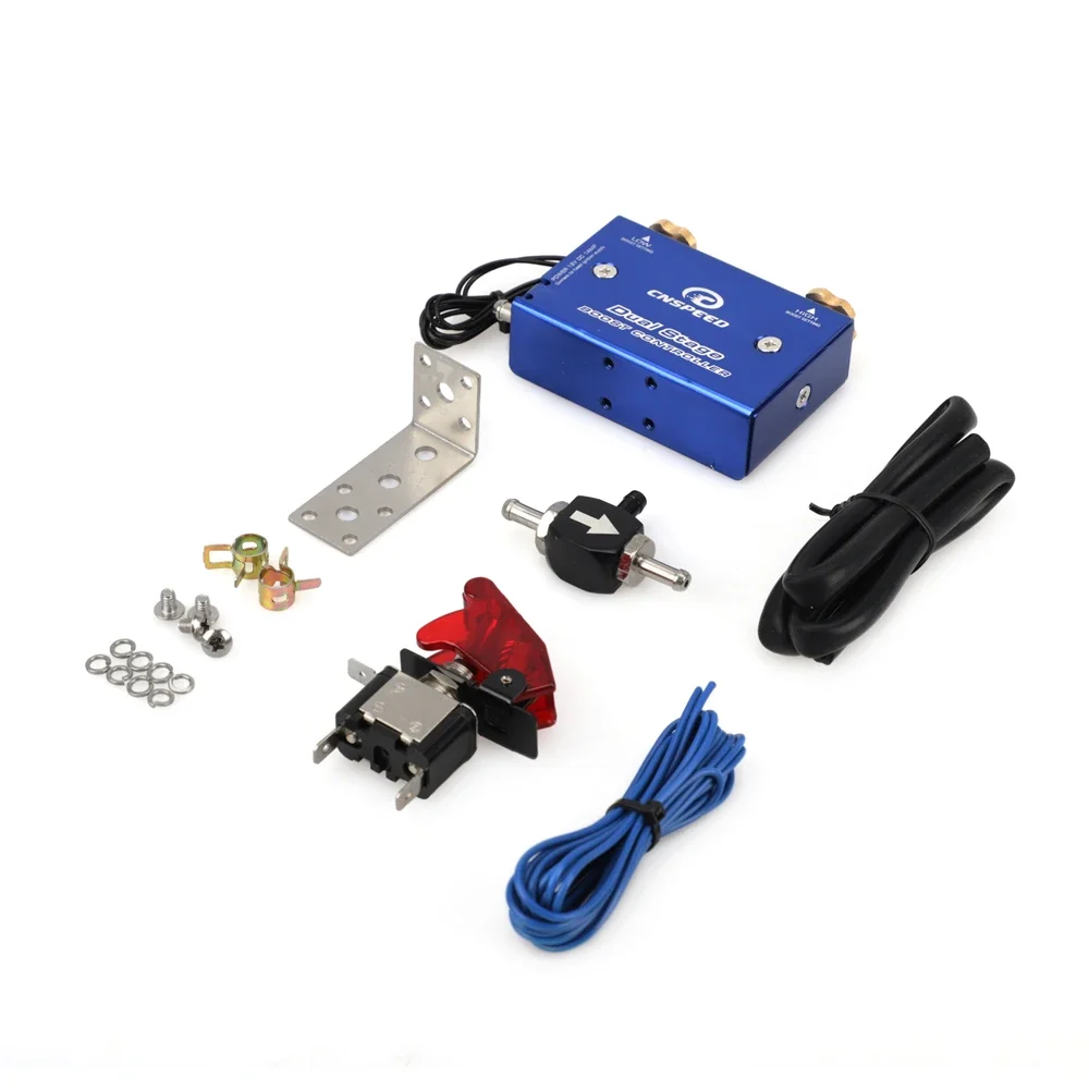 CNSPEED 2"52mm Universal Car Auto LED 12V Turbo Boost Gauge PSI&BAR Pointer Meter with Turbocharger Boost Electronic Controller