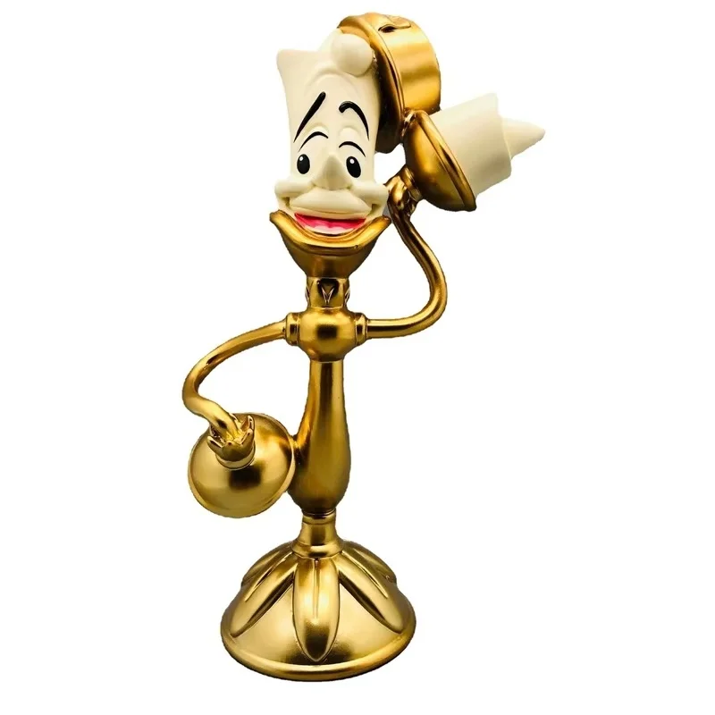Figura de acción de Cogsworth, el Sr. Reloj, de la Bella y la Bestia de Disney, 24 cm, colección de figuras, decoración, modelo, juguetes, regalos de cumpleaños