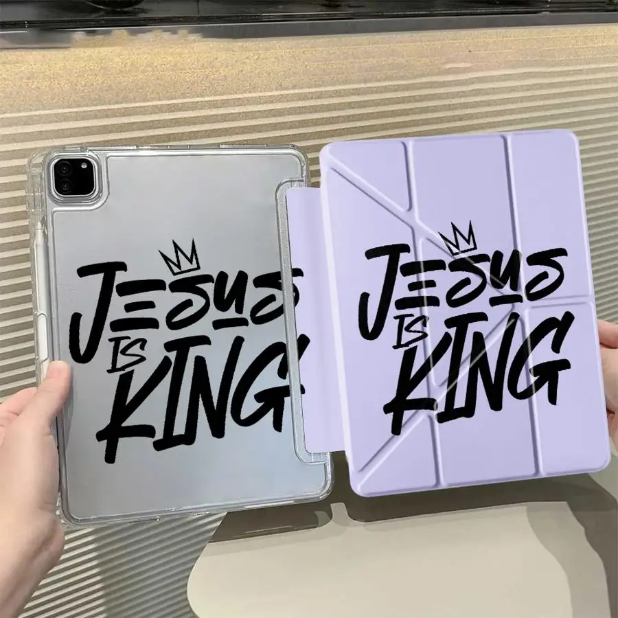 

Y-Fold Holder Cover Tablet Case For iPad Air 4 5 M3 M2 1 2 M4 11inch Pro 2025 Pro 11th 10th 9th 8th 7th 12.9inch Mini 6 7