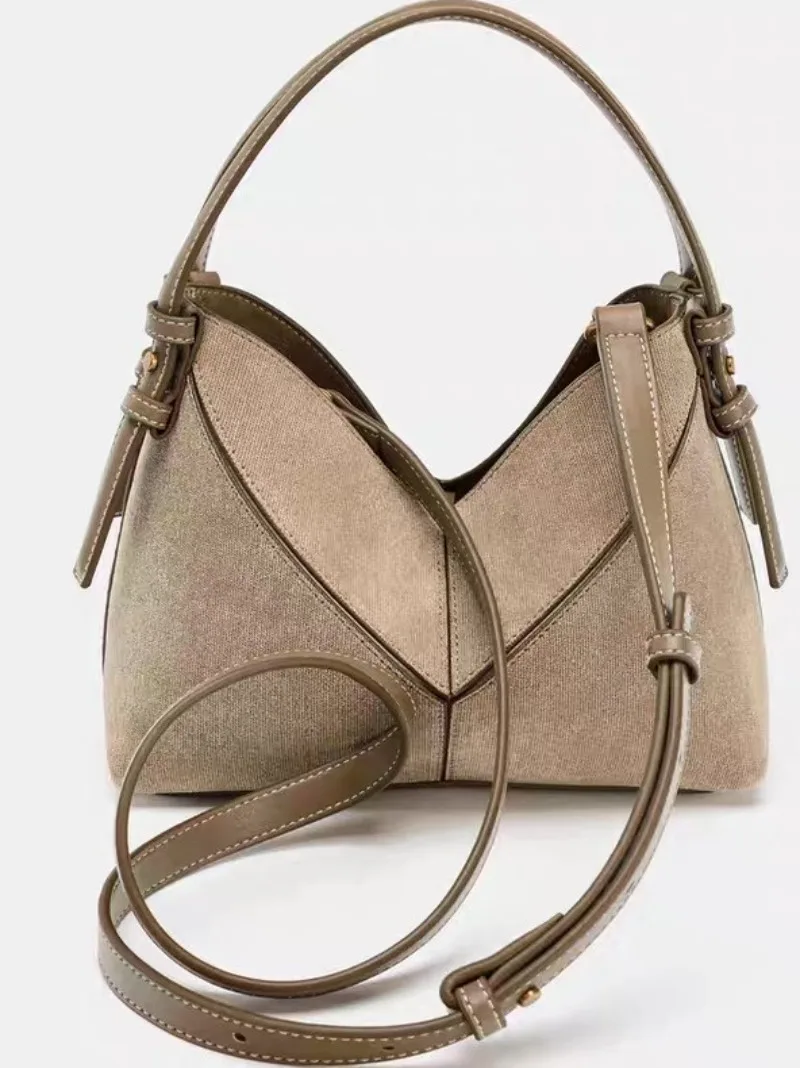 

Модные лоскутные сумки-ведра для женщин, холщовые сумки и кошельки, дизайнерская сумка через плечо, маленькая женская дорожная сумка