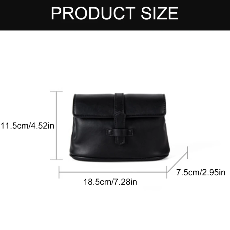 

652F Elegant Square PU Crossbody Bag with Retro Design Leaethr Shoulder Bags With Adjustable Strap for Fashionable Women