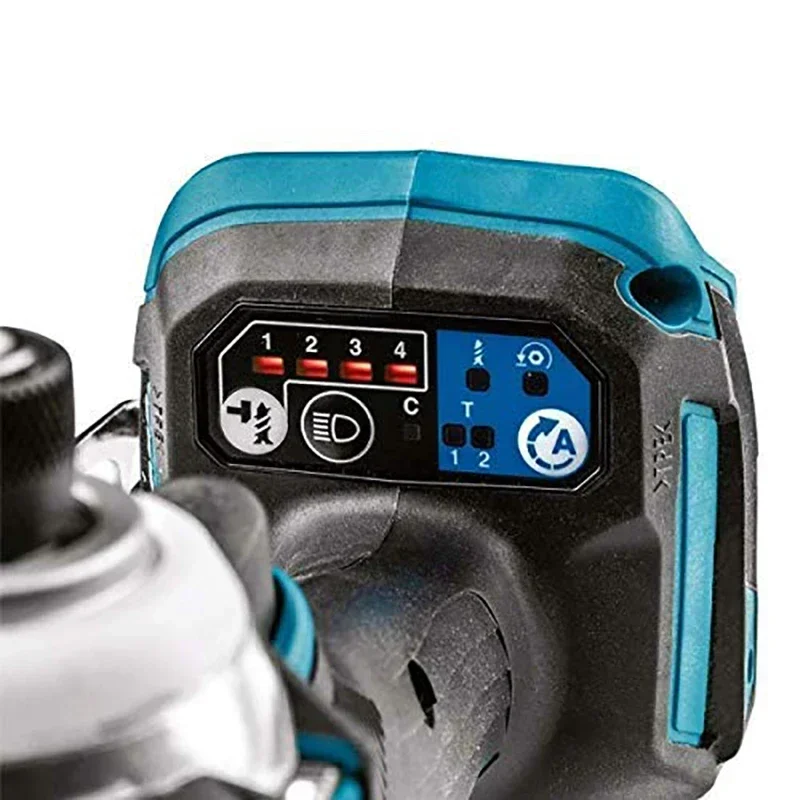 Imagem -02 - Makita-chave de Fenda Elétrica sem Fio sem Escova Furadeira Recarregável Ferramenta Elétrica Original Dtd171 Impact Driver 18v