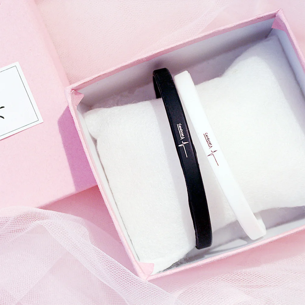 1 pezzo di cinturino in silicone, braccialetto sportivo alla moda, fibbia regolabile, comodo braccialetto multifunzionale elegante per coppie