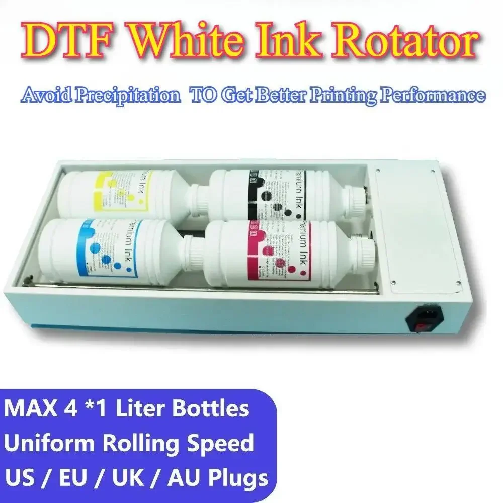 

Printer Ink Rotator Rolling Machine Shaking Kit Avoid Precipitation DTF Ink Roller Device Shaking Rotation White Ink Preparation