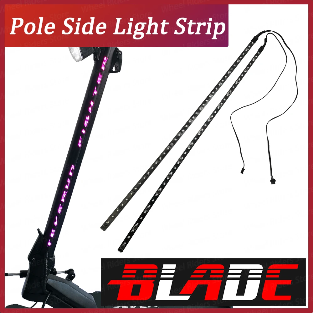Strip Light Belt Suit TEVERUN BLADE Fighter 11+ Pole Light Strip Fighter Pole Side Lamp For Supreme For Supreme+ 7260R Scooter