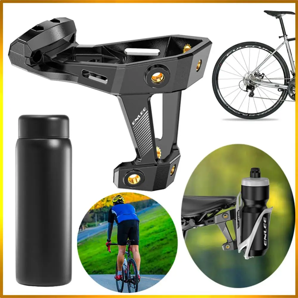 

Cycling Bottle Cages Rack Adapter Lightweight Bicycle Water Bottle Rack Extension Bracket Saddle Kettle Holder Extension Adapter