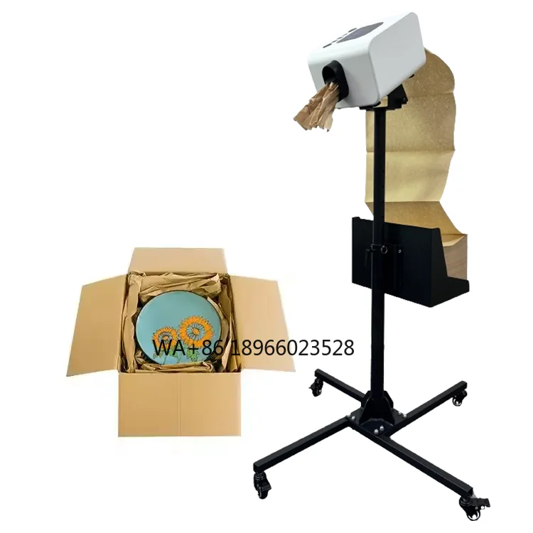 

Hot Sales Luxury Store Void Fill Machine New Condition Kraft Cushion Paper Folding Machine for Box Material Packaging
