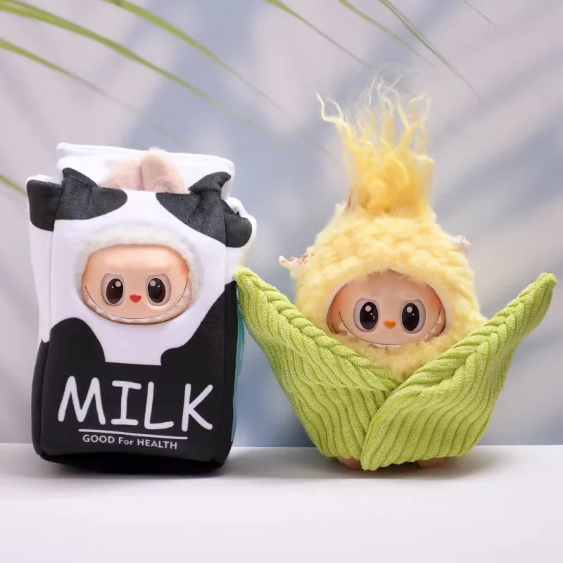 

The Latest Spot One, Two, Three Generations Of Labubwa Clothes Labubu Trend Full-Body Clothing Milk Corn Suit Without Dolls