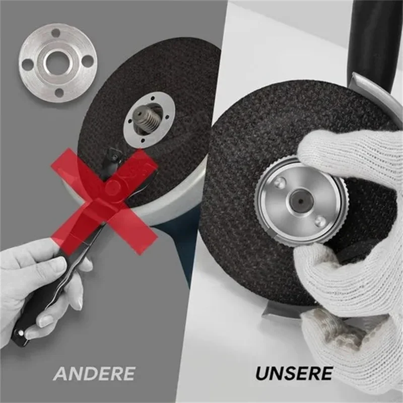 1/2/3Pcs Locking Platte Futter für M14 Winkel Grinder Chuck Tools Quick Spann Quick Release Mutter clamp und Gerät