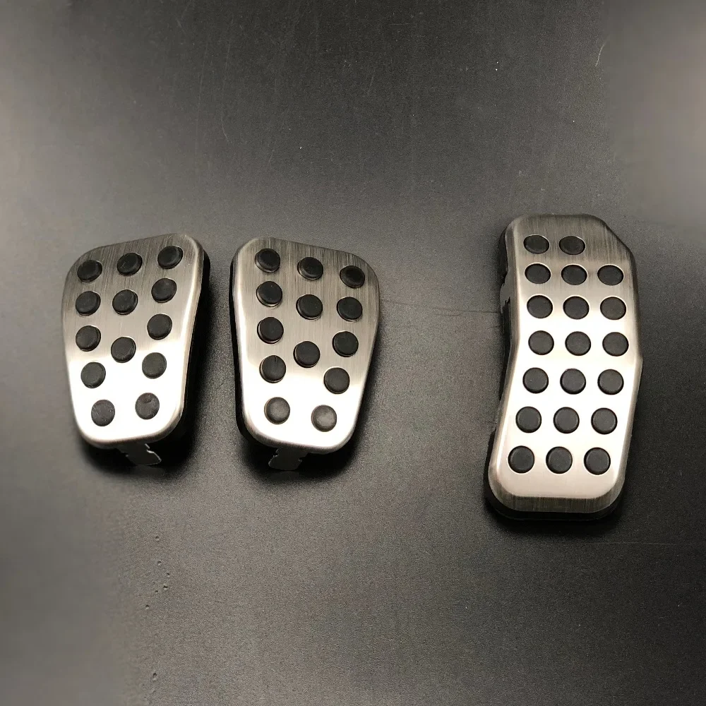 Car accessories Stainless steel  Pedal Pads Cover Case For Ford Fiesta Ecosport Covers for Mazda 2 2007-2014