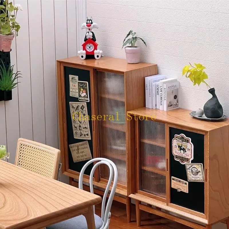 E7CE Armadietto da soggiorno per casa delle bambole Armadietto per mobili in miniatura Accessori artigianali