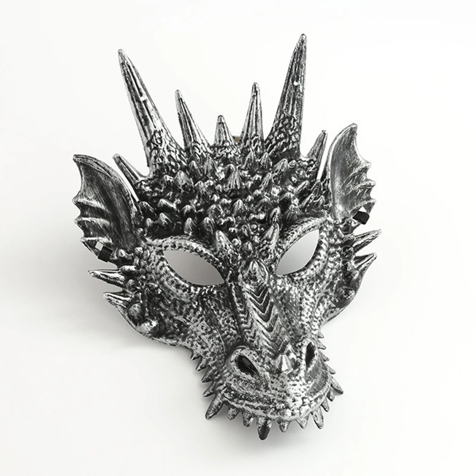 Happy Halloween Horror Dragon Mask Plastic Dragon Face Horrible Masks for Halloween Carnival Christmas Easter Party Decorations