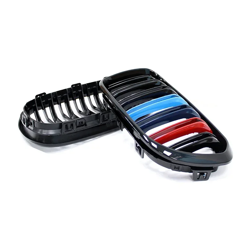 سباق أمامي أسود لامع لسيارات بي دبليو ، شواء رياضي ، شبك ، F20 ، F21 ، سلسلة واحدة ، بشاوي ، #6