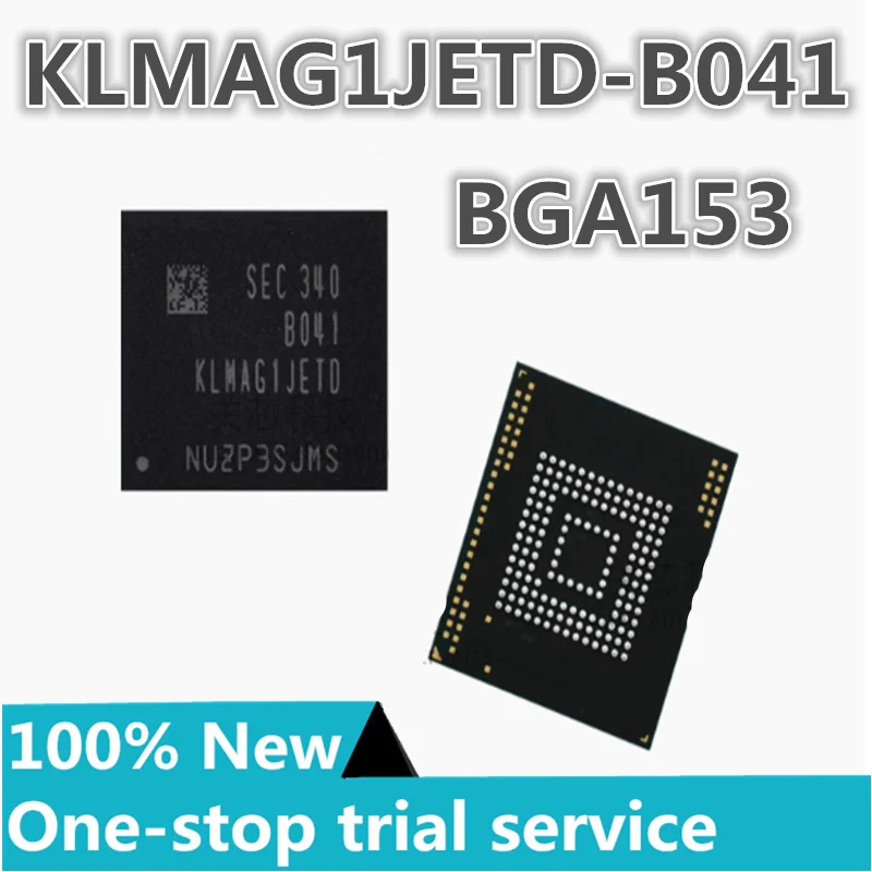 

2-100pcs KLMAG1JETD-B041 16G EMMC 5.1 version Word library SAMSUNG memory chip IC Integrated circuit chip