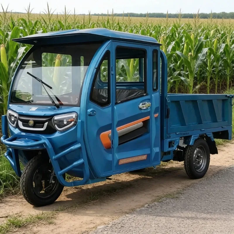 Hot Selling Motorized Tricycle Adult Cargo Transport Tricycle High-power Three Speed Tricycle for Cargo Loading and Unloading