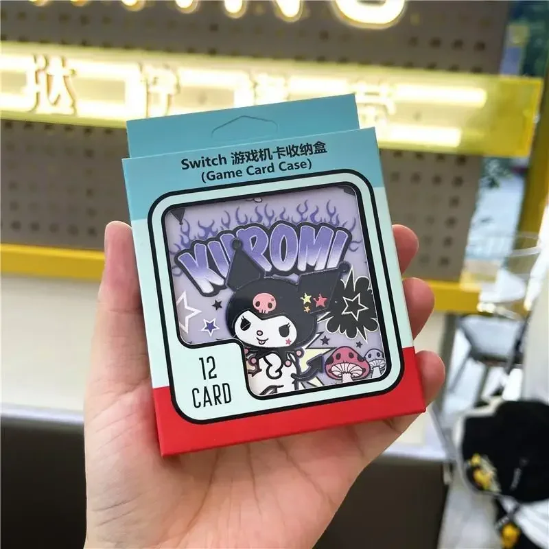 Kawaii Sanrio Kuromi My Melody Cinnamoroll Nintendo Switch Card Box Anime Figure Game Card Oled Ns Storage Protective Case