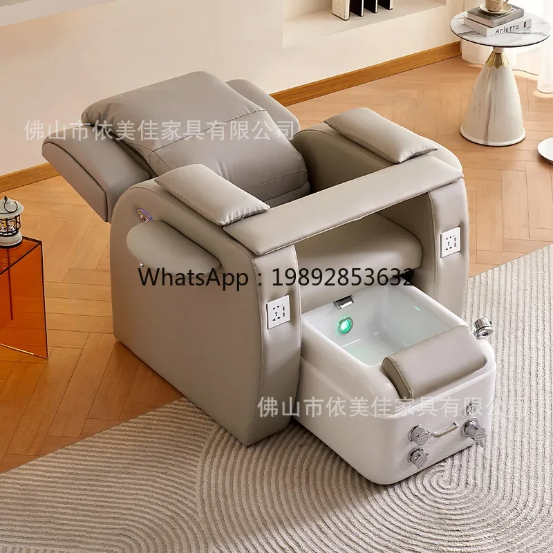 LYY Pedicure Chair Spa Nail Salon Electric Massage Foot Bath Chair Foot Spa Sofa Recliner