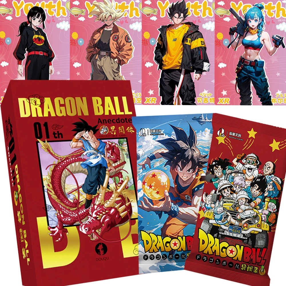 

Original Dragon Ball Cards Science Fiction Adventure Anime Fashion Trend Clothing Character Portrait Cards Children's Toys Gifts