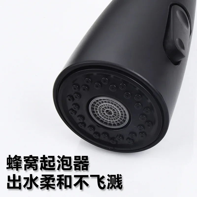 ดึงก๊อกน้ําห้องครัวอ่างล้างหน้าหมุนซักรีดอ่างล้างจาน Universal 304 ก๊อกน้ําห้องครัวสแตนเลสร้อนและเย็น